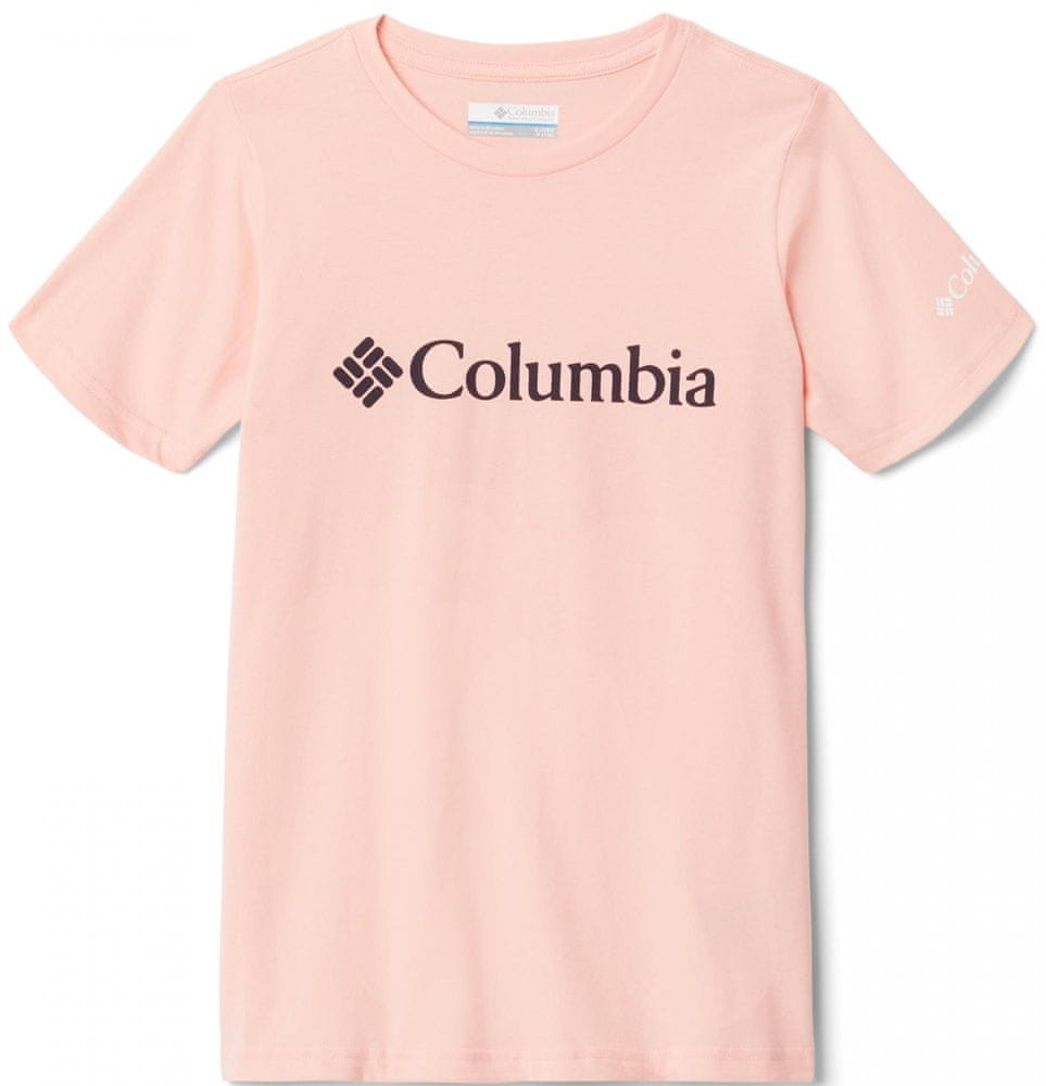 COLUMBIA dievčenské tričko Sweet Pines Graphic z organickej bavlny 1931281670 S ružové